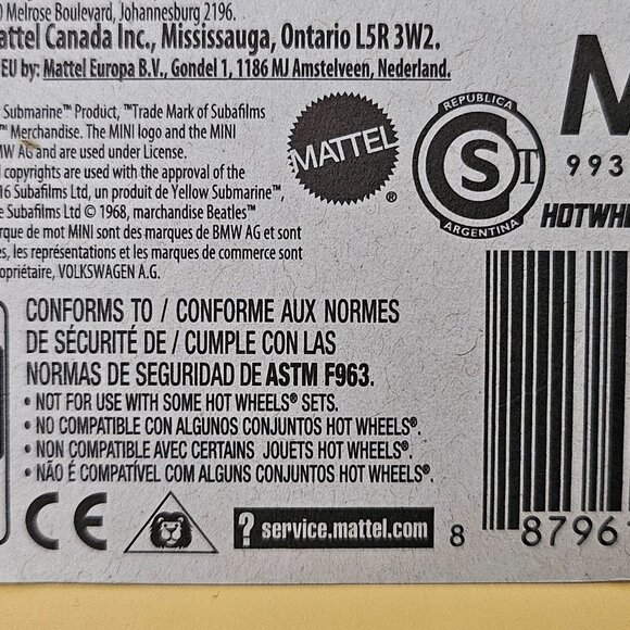 Hot Wheels The Beatles Yellow Submarine Kool Kombi 1:64 Diecast - Picture 8 of 8